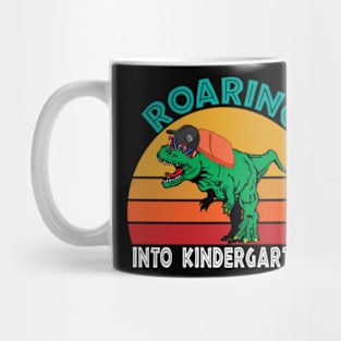 Roaring Kindergarten Dinosaur T Rex Back To School Mug